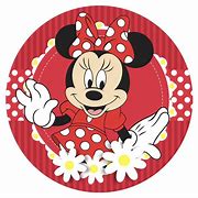 Image result for Minnie Mouse Red Round Frame