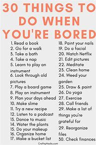 Image result for Things to Do When You're Bored