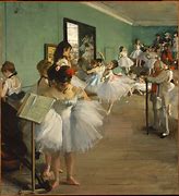 Image result for Edgar Degas Dancing Class
