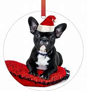 Image result for French Bulldog Xmas Ornaments