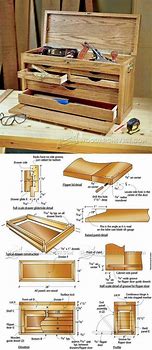 Image result for Wooden Tool Box Plans Free