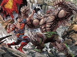Image result for Superman vs Doomsday