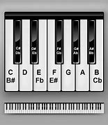 Image result for Layout of Piano Keyboard Starting at C1