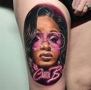 Image result for Cardi B Face Tat