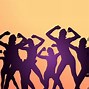 Image result for Silhouette Group People Dancing