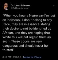 Image result for Umar Johnson Meme