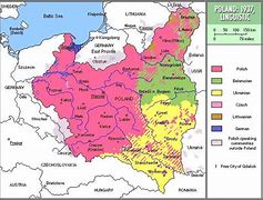 Image result for Language Map of Poland