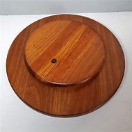 Image result for Wood Lazy Susan with Rails