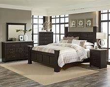Image result for Dark Brown Furniture Small Bedroom
