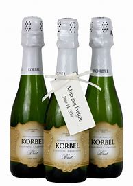 Image result for Korbel Champagne Mini Bottles Cap