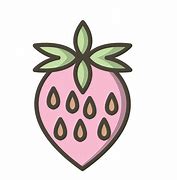 Image result for Strawberry Flavor Icon Vector