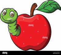 Image result for The Big Apple Cartoon with a Worm