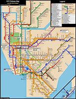 Image result for NYC Subway Map Printable
