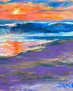 Image result for Sunset Oil Pastel Drawing