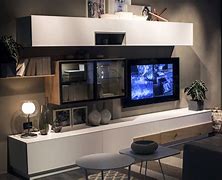 Image result for Hidden TV Cabinet Modern Design