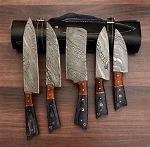Image result for Damacus Knives French Chef Set