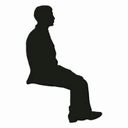 Image result for Sitting Silhouette Clip Art