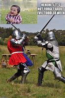 Image result for Knight with Gun Meme