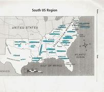 Image result for South US Region Map