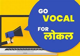 Image result for Vocal for Local Mascot