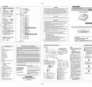 Image result for Sharp XE A107 User Manual