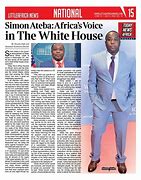 Image result for Simon Ateba White House Africa