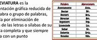 Image result for abreviaco�n