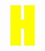 Image result for Yellow Letter H