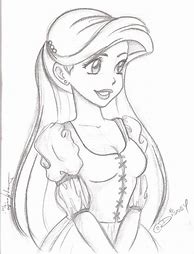 Image result for Disney Princess Pencil Sketch