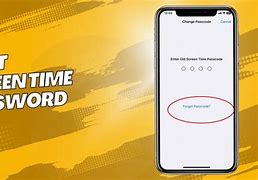 Image result for Forgot Screen Time Passcode iPhone