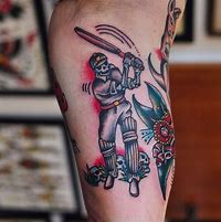 Image result for Butterfly and Cricket Tattoo