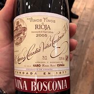 Image result for R Lopez Heredia Rioja Reserva Vina Bosconia