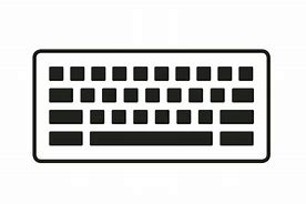 Image result for Keyboard in Black and White Print
