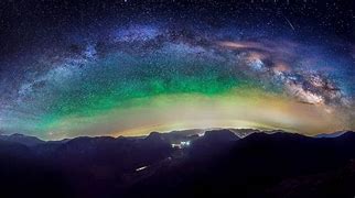 Image result for Aurora Borealis Milky Way