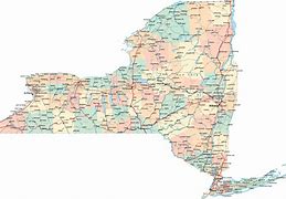 Image result for New York State Map PDF