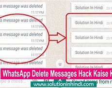 Image result for How to Delete Whatsapp Messages