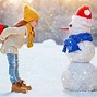 Image result for Outdoor Winter Snowman Scenes