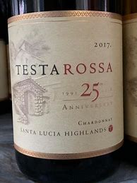 Testarossa Chardonnay Santa Lucia Highlands 的图像结果