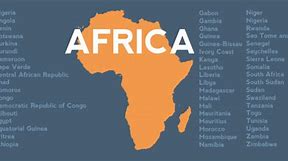 Image result for Map of Africa with Country Names