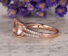 Image result for Rose Gold and Morganite Engagement Rings
