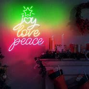 Image result for Neon Christmas Light Joy