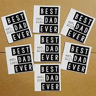 Image result for Best Dad Ever Sticker