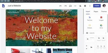 Image result for Google Sites HTML Page
