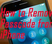 Image result for Uninstall iPhone Passcode