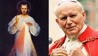 Image result for Divine Mercy Pope John Paul II
