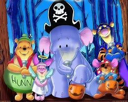 Image result for Winnie the Pooh Happy Halloween