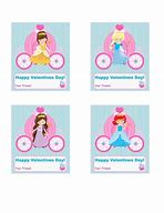 Image result for Free Printable Disney Princess Valentine Cards