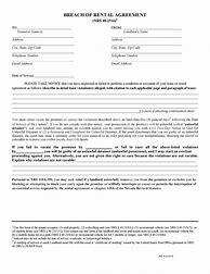 Image result for Breach of Contract Form