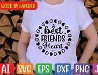 Image result for Best Friends Heart Silhouette