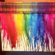 Image result for Melted Crayon Canvas Art